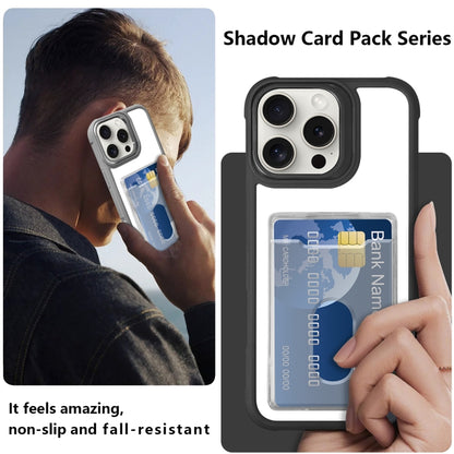 Electroplated Card Bag Acrylic Hybrid TPU Phone Case