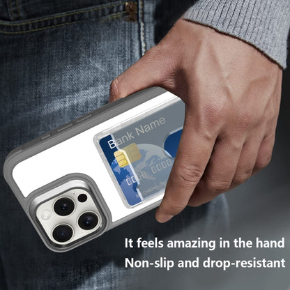 Electroplated Card Bag Acrylic Hybrid TPU Phone Case