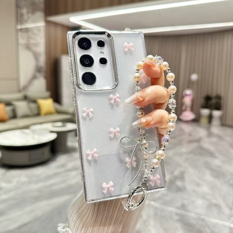Little Fresh Bow Bracelet Chain TPU Phone Case