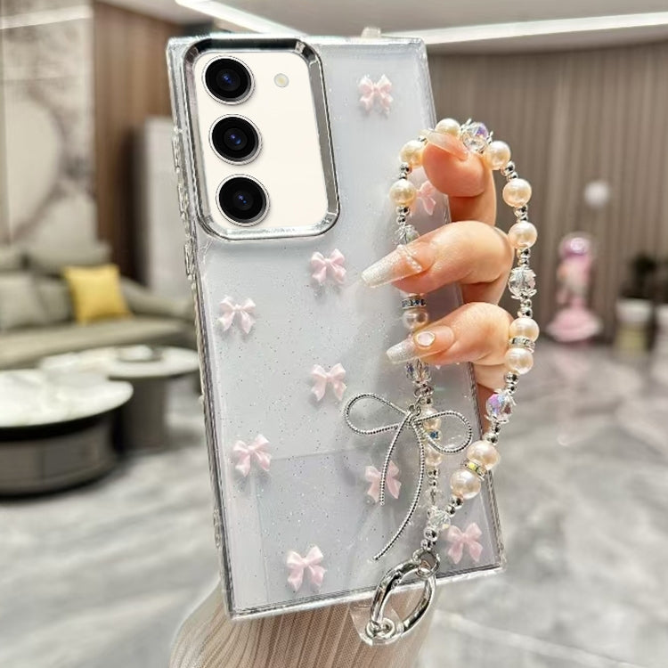 Little Fresh Bow Bracelet Chain TPU Phone Case