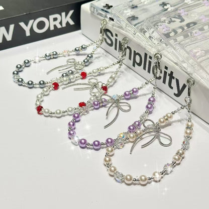 Little Fresh Bow Bracelet Chain TPU Phone Case