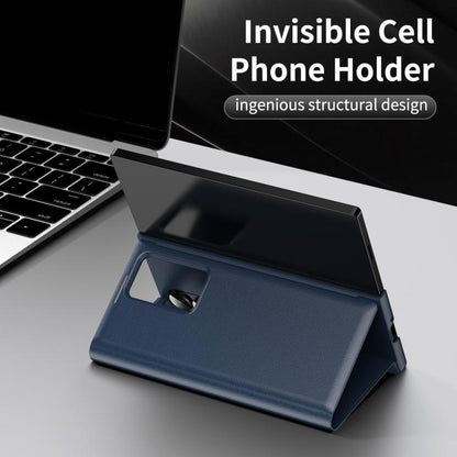 Smart View Window Leather Phone Case with Card Slot