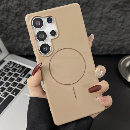 Glossy TPU Shockproof MagSafe Phone Case