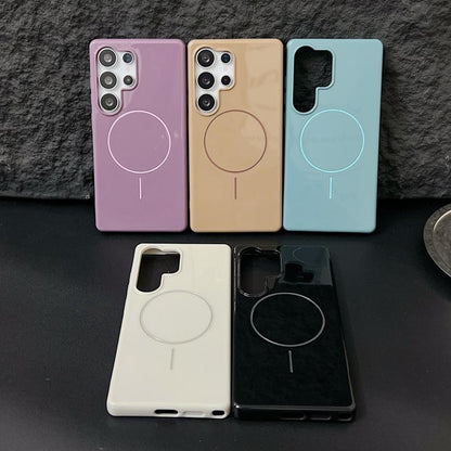 Glossy TPU Shockproof MagSafe Phone Case
