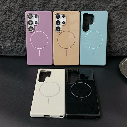 Glossy TPU Shockproof MagSafe Phone Case