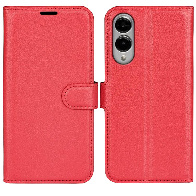 Litchi Texture Horizontal Flip Leather Phone Case with Holder