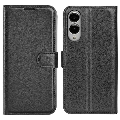 Litchi Texture Horizontal Flip Leather Phone Case with Holder