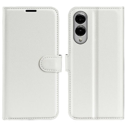 Litchi Texture Horizontal Flip Leather Phone Case with Holder