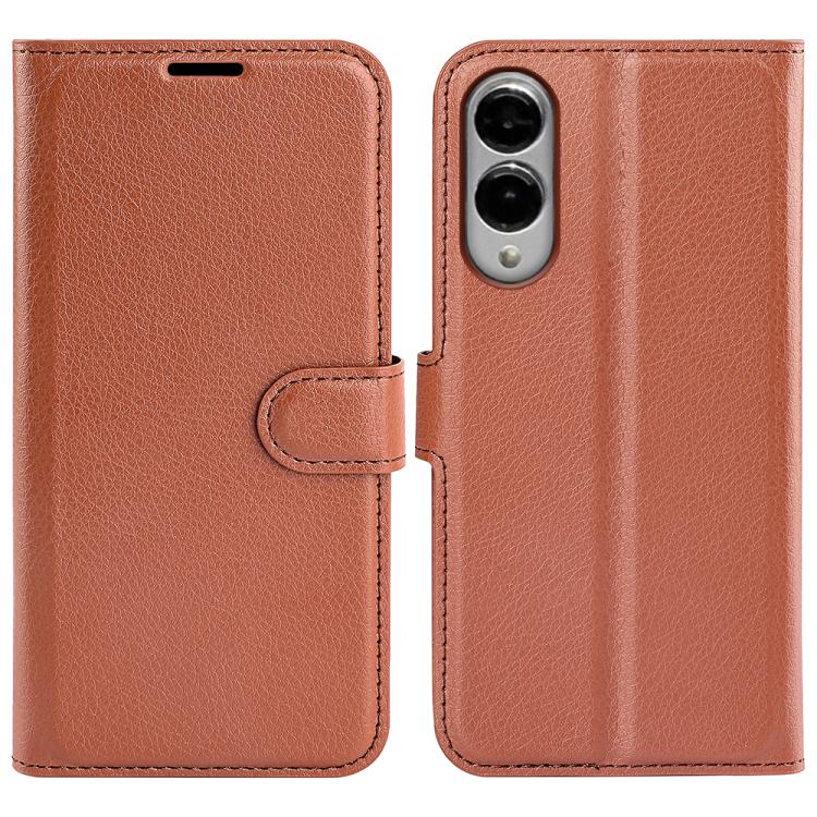 Litchi Texture Horizontal Flip Leather Phone Case with Holder
