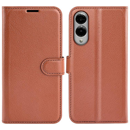 Litchi Texture Horizontal Flip Leather Phone Case with Holder