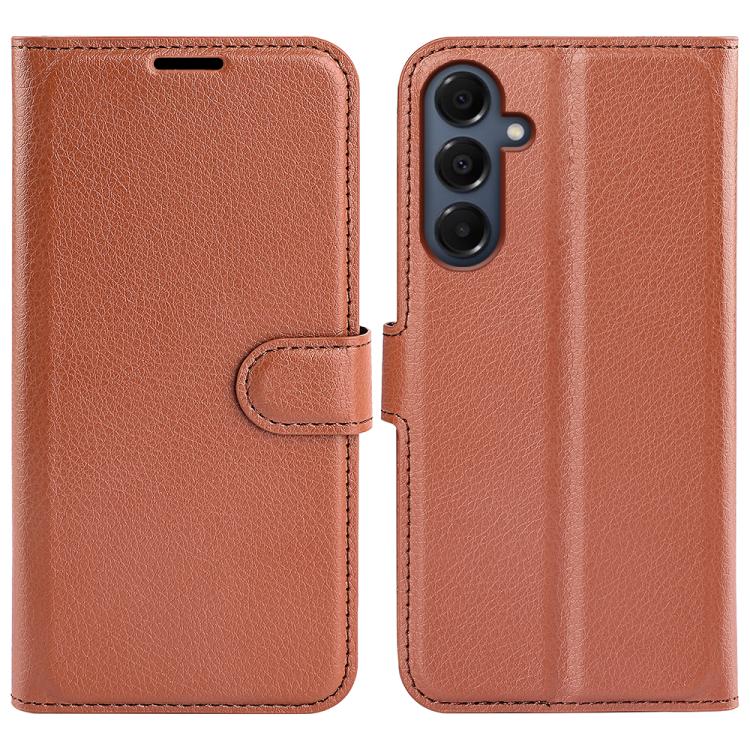 Litchi Texture Horizontal Flip Leather Phone Case with Holder
