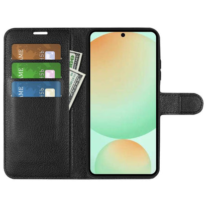 Litchi Texture Horizontal Flip Leather Phone Case with Holder