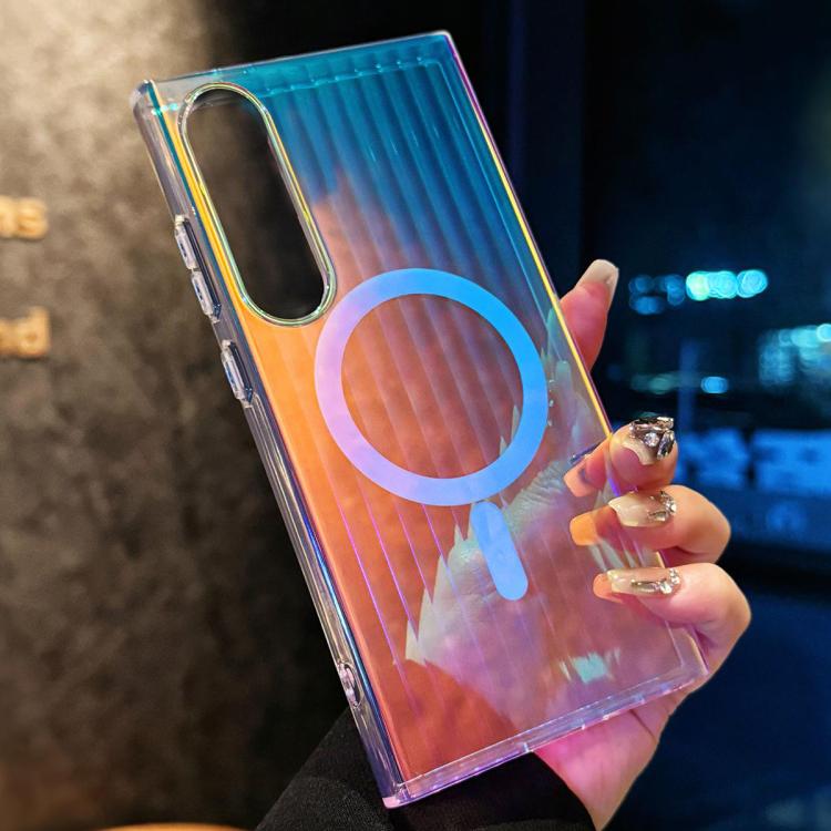 Laser Texture MagSafe Shockproof Phone Case