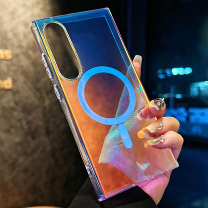 Laser Texture MagSafe Shockproof Phone Case