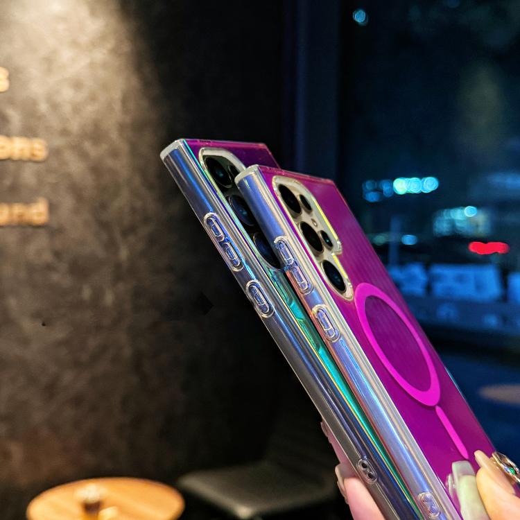 Laser Texture MagSafe Shockproof Phone Case