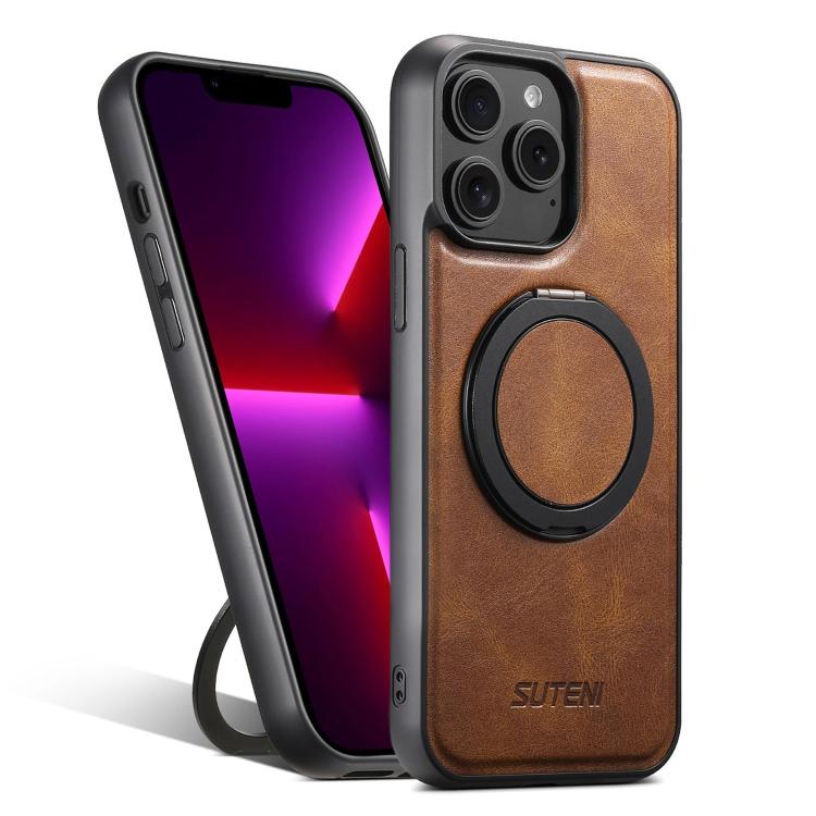 Suteni G3 Oil Wax 360 Rotation Holder MagSafe Back Phone Case