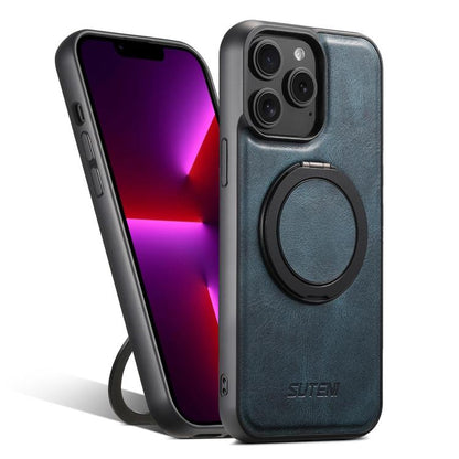 Suteni G3 Oil Wax 360 Rotation Holder MagSafe Back Phone Case