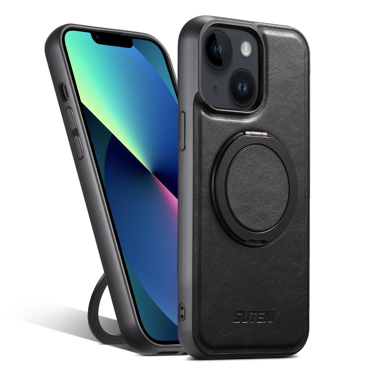 Suteni G3 Oil Wax 360 Rotation Holder MagSafe Back Phone Case