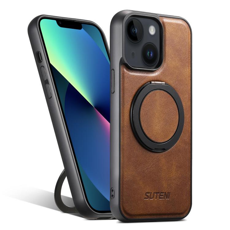 Suteni G3 Oil Wax 360 Rotation Holder MagSafe Back Phone Case