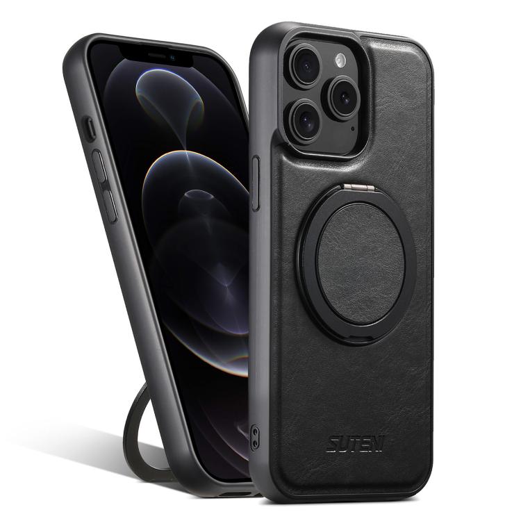 Suteni G3 Oil Wax 360 Rotation Holder MagSafe Back Phone Case