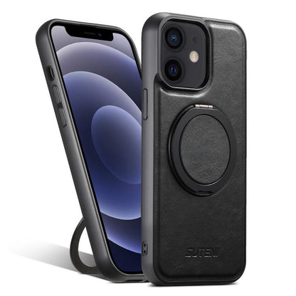 Suteni G3 Oil Wax 360 Rotation Holder MagSafe Back Phone Case