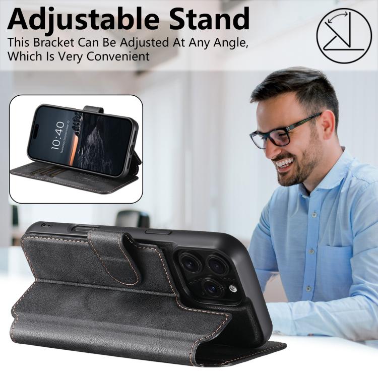 Suteni Q05 2-in-1 Multi-function Detachable Wallet MagSafe Phone Case