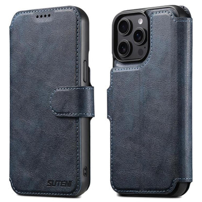 Suteni Q05 2-in-1 Multi-function Detachable Wallet MagSafe Phone Case