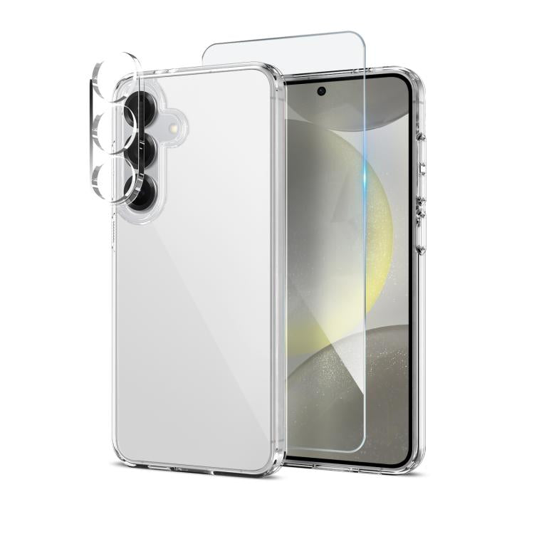 NORTHJO 3 in 1 Clear Phone Case with Screen Protector Lens Film