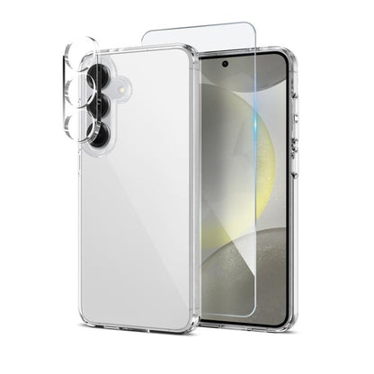 NORTHJO 3 in 1 Clear Phone Case with Screen Protector Lens Film