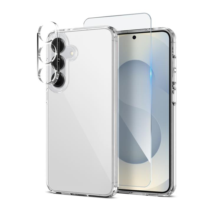 NORTHJO 3 in 1 Clear Phone Case with Screen Protector Lens Film
