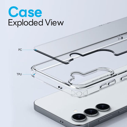 NORTHJO 3 in 1 Clear Phone Case with Screen Protector Lens Film