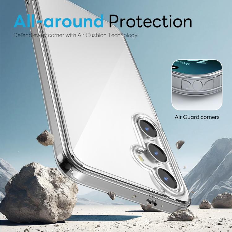 NORTHJO 3 in 1 Clear Phone Case with Screen Protector Lens Film