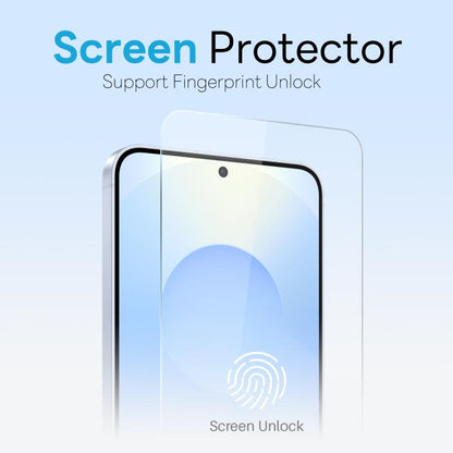 NORTHJO 3 in 1 Clear Phone Case with Screen Protector Lens Film