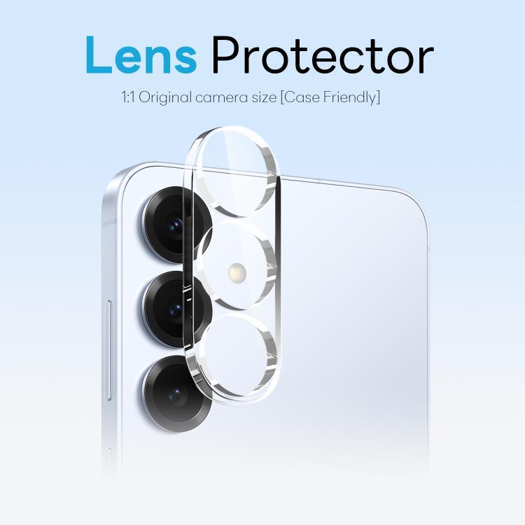 NORTHJO 3 in 1 Clear Phone Case with Screen Protector Lens Film