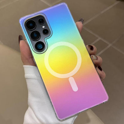 Frosted Color-plated Gradient MagSafe Phone Case