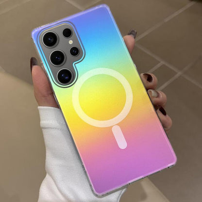 Frosted Color-plated Gradient MagSafe Phone Case
