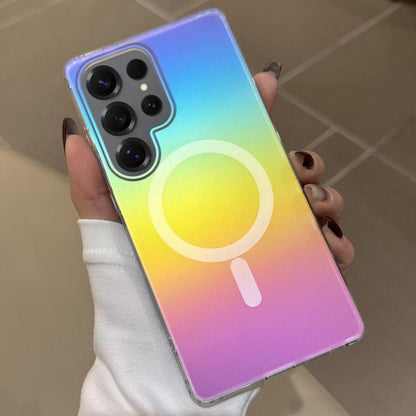 Frosted Color-plated Gradient MagSafe Phone Case