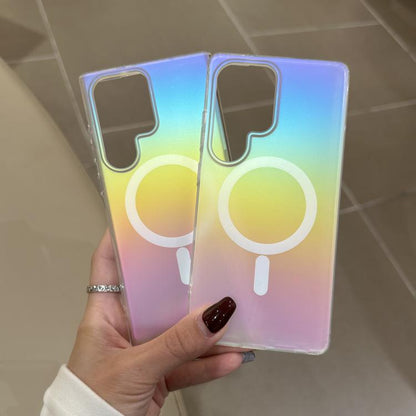 Frosted Color-plated Gradient MagSafe Phone Case