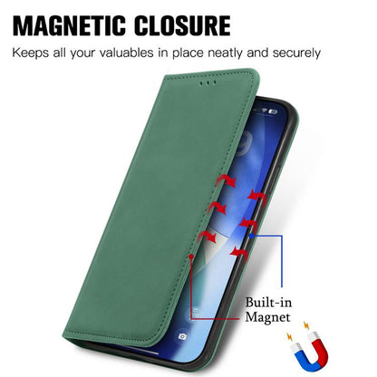 Retro Skin Feel Magnetic Flip Leather Phone Case