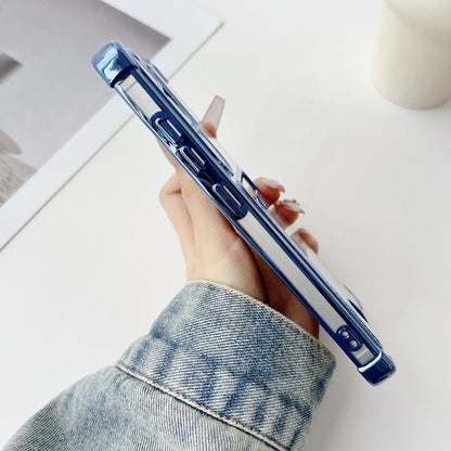 Four-cornered Electroplated Card Bag TPU Phone Case