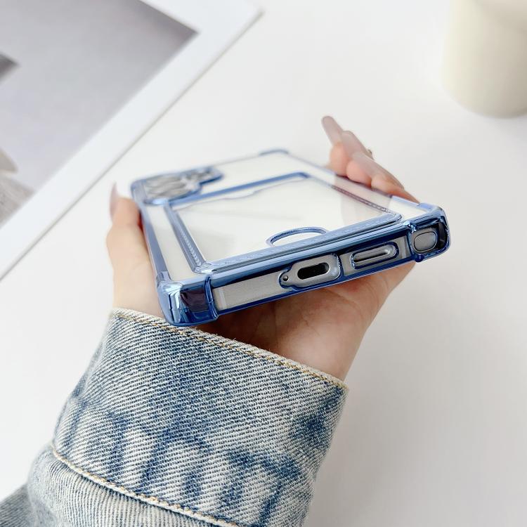 Four-cornered Electroplated Card Bag TPU Phone Case