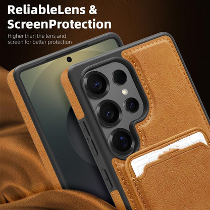 Pindun MagSafe Card Slot Leather Back Phone case