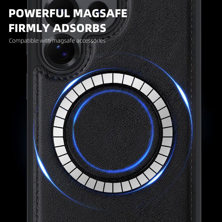 Pindun MagSafe Card Slot Leather Back Phone case