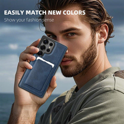 Pindun MagSafe Card Slot Leather Back Phone case