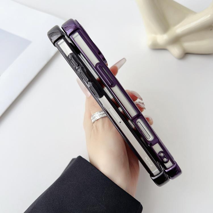 Four-cornered Glitter Electroplated Card Bag TPU Phone Case