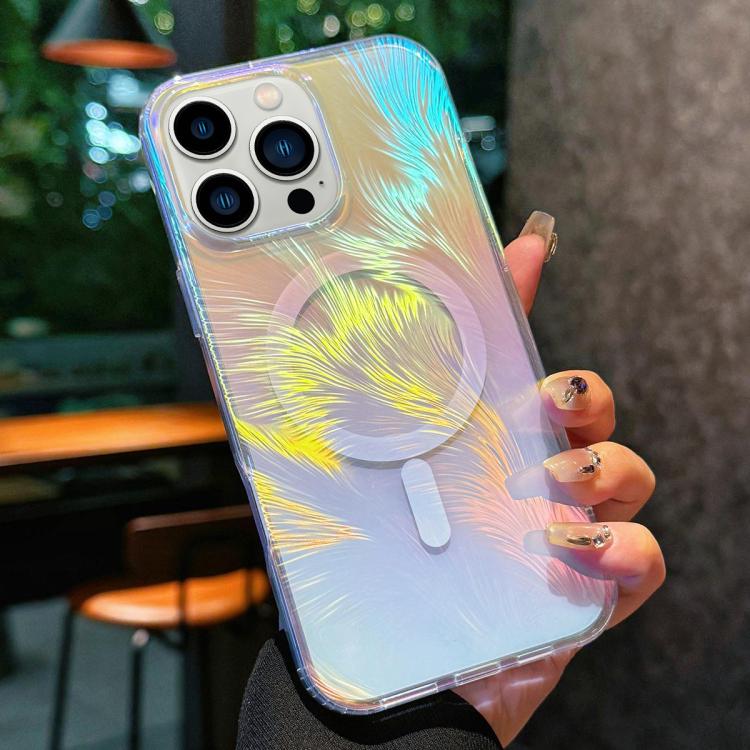 Glossy Color-Plated MagSafe Shockproof Phone Case