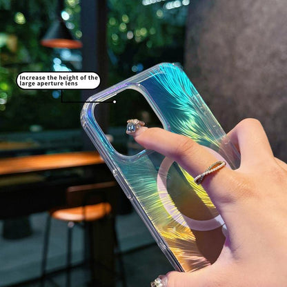 Glossy Color-Plated MagSafe Shockproof Phone Case