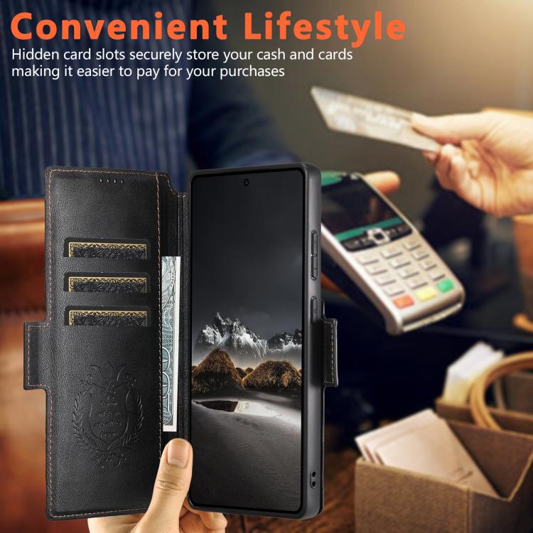 Suteni Q06 2-in-1 Multi-function Detachable Wallet MagSafe Phone Case