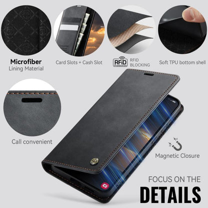 CaseMe 033 Calf Leather Lining Microfibre RFID Blocking Phone Case
