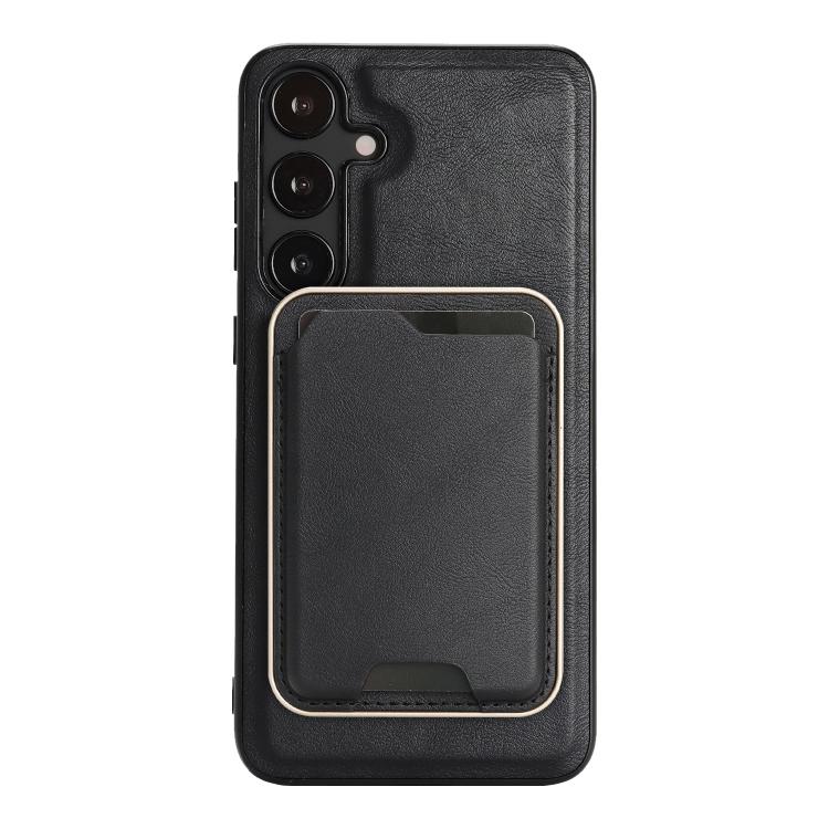 Kalebol Slim MagSafe Ring Magnetic Card Bag Leather Phone Case